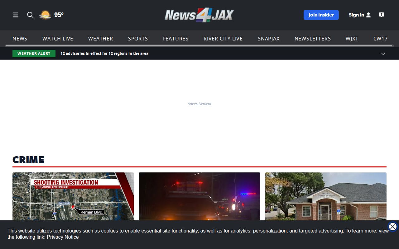 Duval County crime news and mugshot coverage on the News4JAX landing page